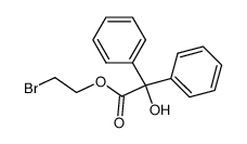 benzilic acid-(2-bromo-ethyl ester) Structure