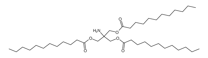 O,O',O''-tridodecanoyltris(hydroxymethyl)aminomethane结构式