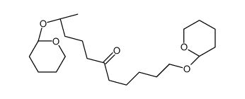 (10R)-1,10-bis(oxan-2-yloxy)undecan-6-one结构式