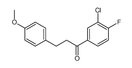 3'-CHLORO-4'-FLUORO-3-(4-METHOXYPHENYL)PROPIOPHENONE图片