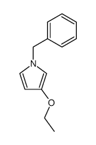 1H-Pyrrole,3-ethoxy-1-(phenylmethyl)-(9CI) Structure