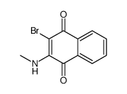 1,4-Naphthalenedione, 2-bromo-3-(methylamino)- picture