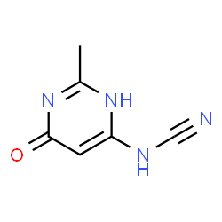 Cyanamide, (1,6-dihydro-2-methyl-6-oxo-4-pyrimidinyl)- (9CI) picture