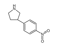 Pyrrolidine, 3-(4-nitrophenyl) Structure