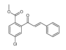 methyl 4-chloro-2-(3-phenylprop-2-enoyl)benzoate Structure