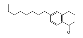 6-OCTYL-3,4-DIHYDRONAPHTHALEN-1(2H)-ONE结构式