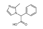 (2-Methyl-1H-imidazol-1-yl)(phenyl)acetic acid结构式