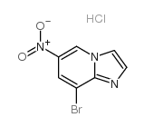 8-Bromo-6-nitroimidazo[1,2-a]pyridine hydrochloride structure