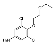 3,5-dichloro-4-(2-ethoxyethoxy)aniline Structure