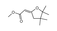 methyl (E)-2-(4,4,5,5-tetramethyldihydrofuran-2(3H)-ylidene)acetate Structure