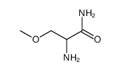 α-amino-β-methoxy-propionamide结构式