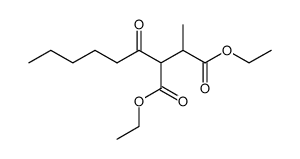 diethyl 2-hexanoyl-3-methylsuccinate Structure