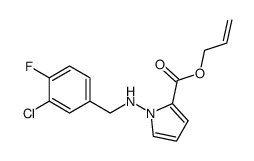 1-(3-chloro-4-fluoro-benzylamino)-1H-pyrrole-2-carboxylic acid allyl ester Structure