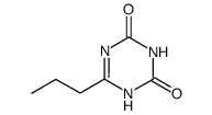 6-propyl-1,3,5-triazine-2,4(1H,3H)-dione Structure