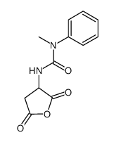 (N-Methyl-N-phenyl-ureido)-bernsteinsaeureanhydrid Structure