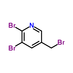 2,3-Dibromo-5-(bromomethyl)pyridine结构式