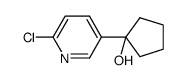 1-(6-chloro-pyridin-3-yl)cyclopentanol Structure