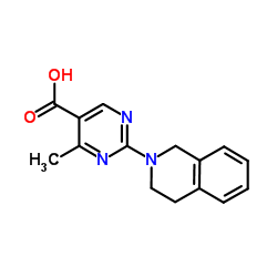 2-(3,4-Dihydro-2(1H)-isoquinolinyl)-4-methyl-5-pyrimidinecarboxylic acid图片