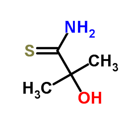 2-Hydroxy-2-methylpropanethioamide structure