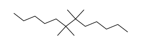 6,6,7,7-tetramethyldodecane结构式