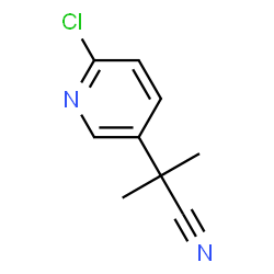 2-(6-氯吡啶-3-基)-2-甲基丙腈图片