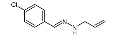 1-allyl-2-(4-chlorobenzylidene)hydrazine结构式