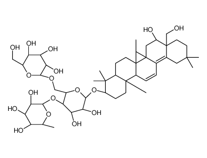 (2S,3R,4R,5R,6S)-2-[(2R,3S,4R,5R,6R)-6-[[(3S,4aR,6aR,6bS,8R,8aS,14aR,14bS)-8-hydroxy-8a-(hydroxymethyl)-4,4,6a,6b,11,11,14b-heptamethyl-1,2,3,4a,5,6,7,8,9,10,12,14a-dodecahydropicen-3-yl]oxy]-4,5-dihydroxy-2-[[(2R,3R,4S,5S,6R)-3,4,5-trihydroxy-6-(hydroxym Structure