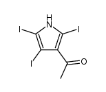 2,4,5-triiodo-3-acetylpyrrole结构式