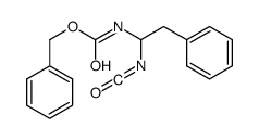 benzyl N-(1-isocyanato-2-phenylethyl)carbamate Structure