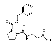 Cbz-L-Pro-β-Ala-OH Structure