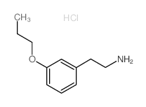 [2-(3-Propoxyphenyl)ethyl]amine hydrochloride结构式