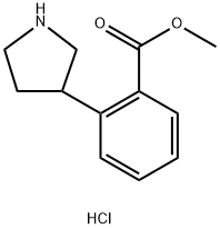 methyl 2-(pyrrolidin-3-yl)benzoate hydrochloride Structure