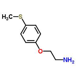 2-[4-(甲硫基)苯氧基]乙胺结构式