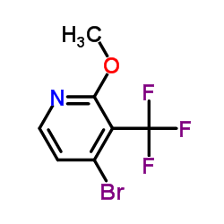 4-Bromo-2-methoxy-3-(trifluoromethyl)pyridine结构式