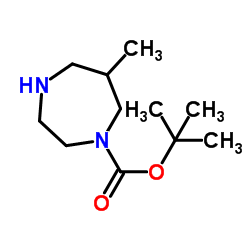 1-BOC-6-METHYL-1,4-DIAZEPANE Structure