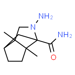 4-AMINO-6,7-DIMETHYL-4-AZATRICYCLO[4.3.0.0(3,7)]NONANE-3-CARBOXAMIDE结构式