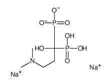 disodium,[3-(dimethylamino)-1-hydroxy-1-phosphonatopropyl]phosphonic acid Structure