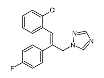 1-[(Z)-3-(2-chlorophenyl)-2-(4-fluorophenyl)prop-2-enyl]-1,2,4-triazole Structure