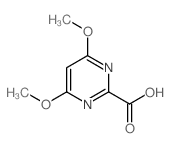 4,6-二甲氧基嘧啶-2-羧酸结构式