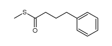 S-methyl 4-phenylbutanethioate结构式