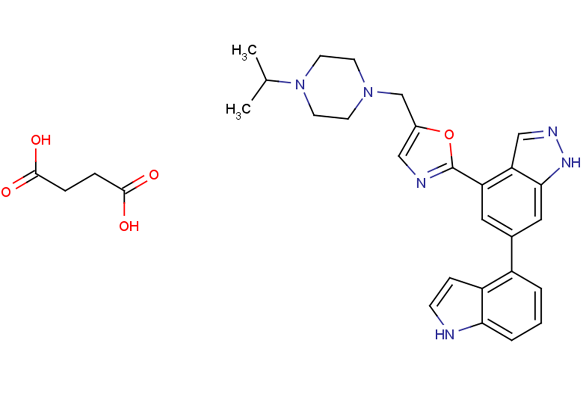 Nemiralisib succinate Structure