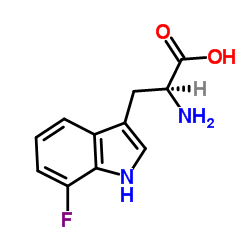 7-Fluoro-L-tryptophan Structure