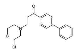 4-(3'-di(2-chloroethyl)aminopropionyl)biphenyl结构式