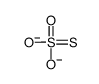 thiosulfate(2-)结构式