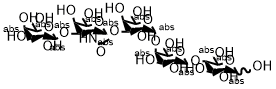 Galβ(1-3)GalNAcβ(1-3)Galα(1-4)Galβ(1-4)Glc结构式
