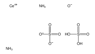 diammonium cerium(4+) trisulphate结构式