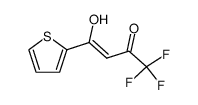 4-thenoyl-2,2,2-trifluoroacetone Structure