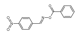 4-nitro-benzaldehyde-((E)-O-benzoyl oxime )结构式