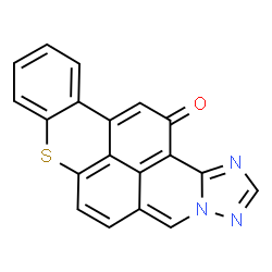 13H-thioxantheno[2,1,9-def][1,2,4]triazolo[1,5-b]isoquinolin-13-one structure