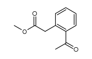 METHYL 2-(2-ACETYLPHENYL)ACETATE Structure